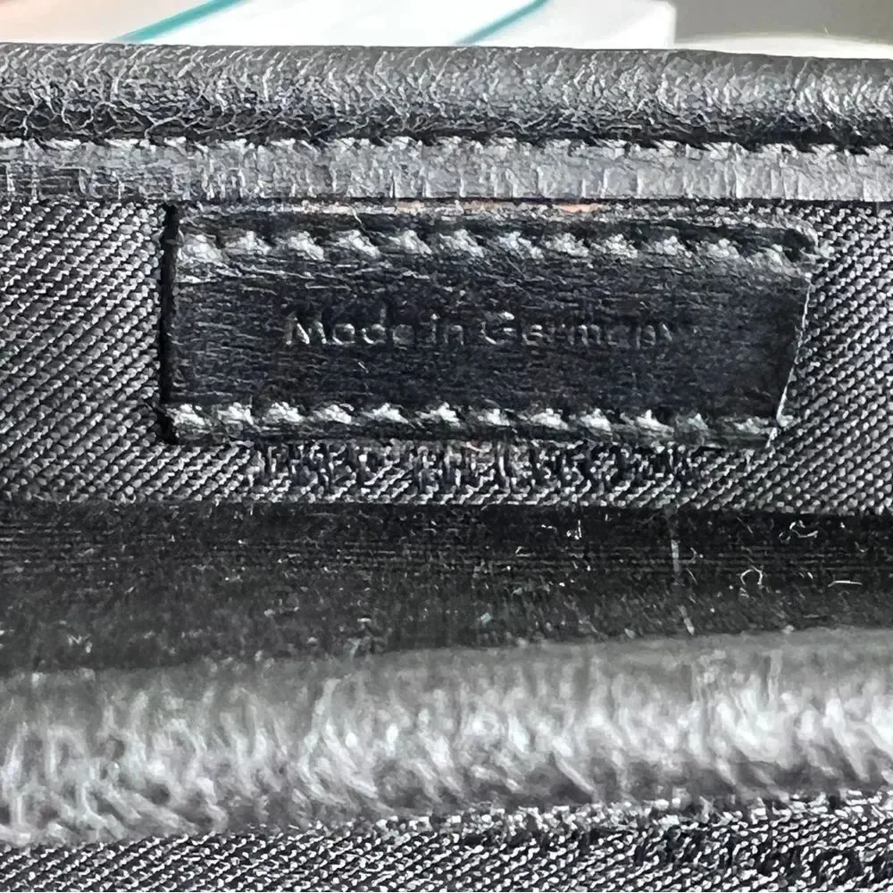 MONTBLANC Authentic Meisterstuck Black Fabric & Leather Messenger Cross Bag